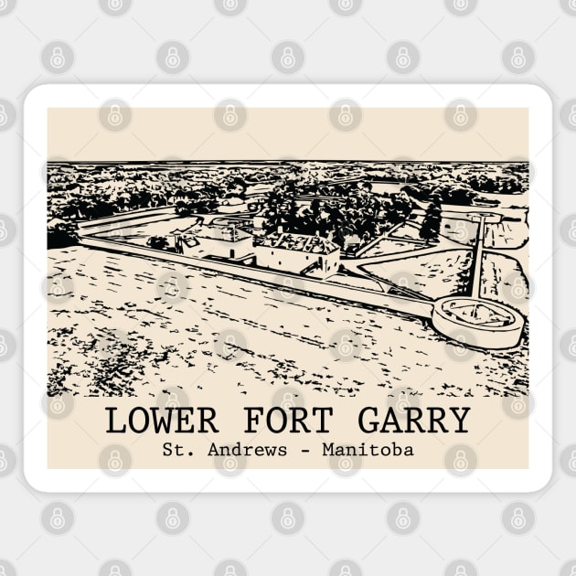 Lower Fort Garry - St. Andrews MB Magnet by Lakeric